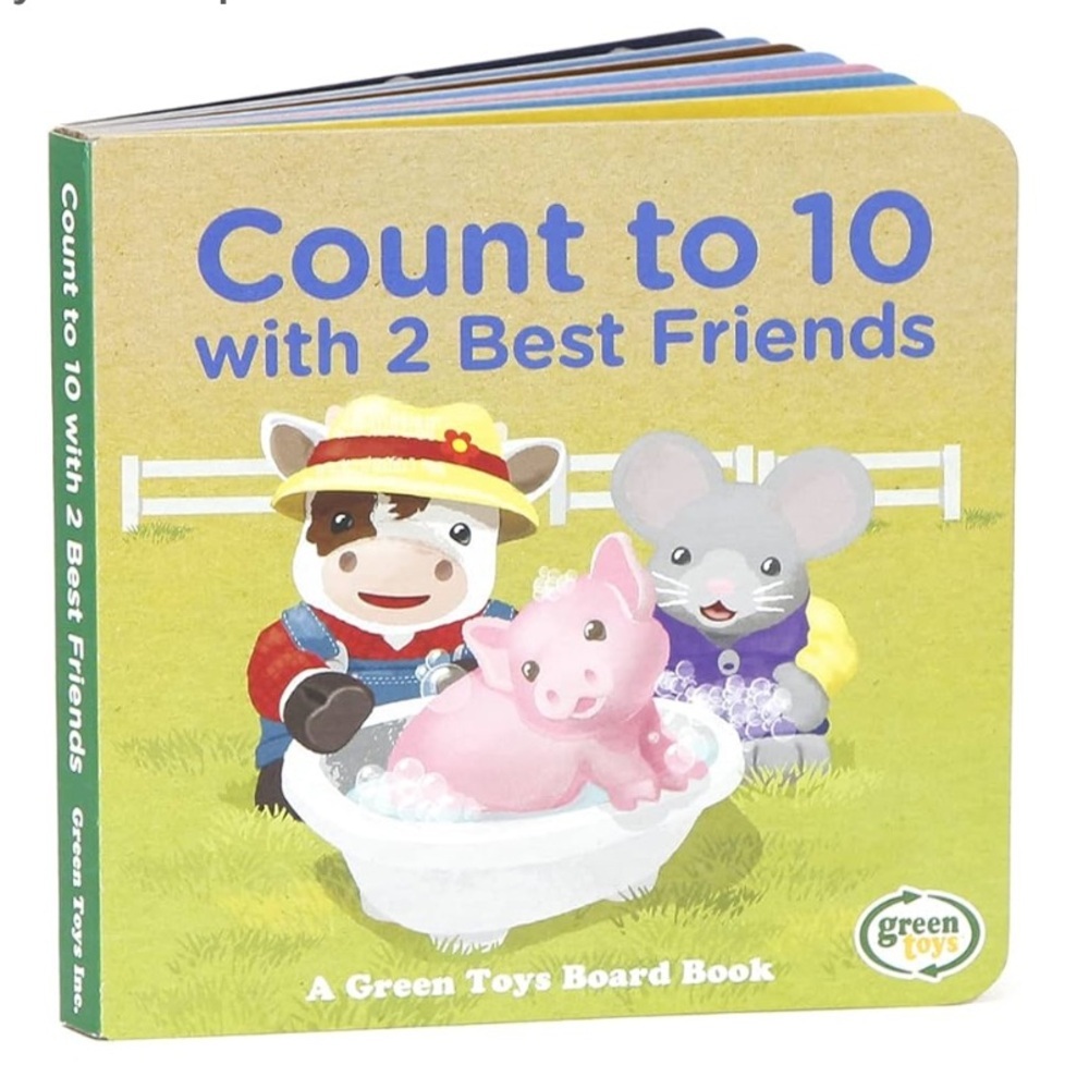 A Green Toys Board Book, Count to 10 with 2 Best Friends